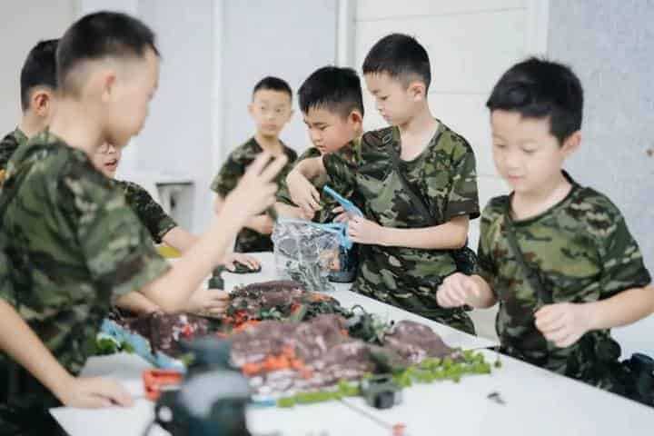 军事地形沙盘抢夺战